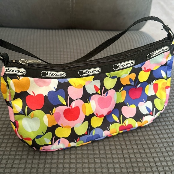 Lesportsac Rainbow Apples Purse - Picture 2 of 7